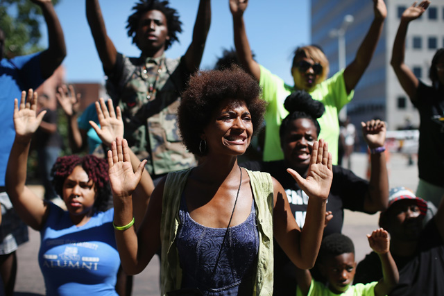 hands up dont shoot, michael brown shooting, ferguson protests
