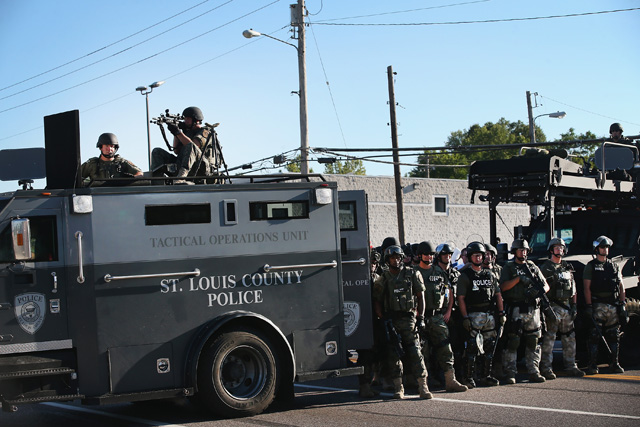 militarized police, ferguson missouri, michael brown shooting