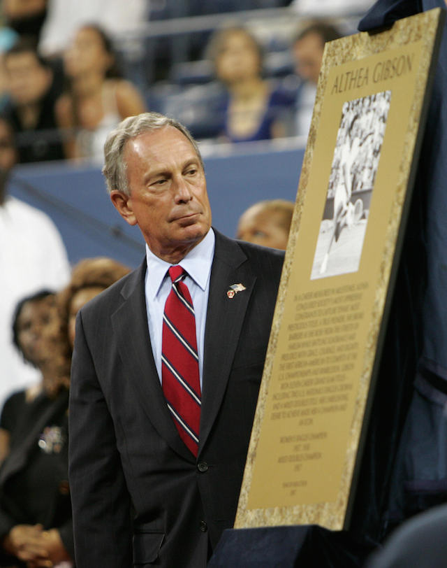 Althea Gibson, Michael Bloomberg