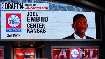 Joel Embiid Tweets About Ray Rice ‘Use the Stairs’