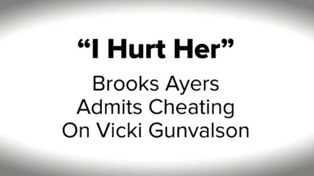 Watch Brooks Ayers Admits Cheating On Vicki Gunvalson Video