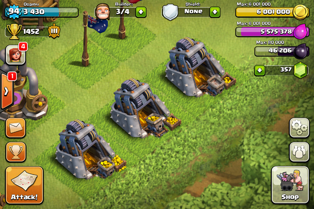 Clash Of Clans Gold Mine All Levels