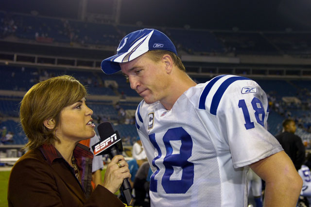 Michele Tafoya, Peyton Manning