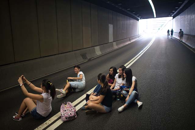 umbrella revolution, occupy central, hong kong, pictures