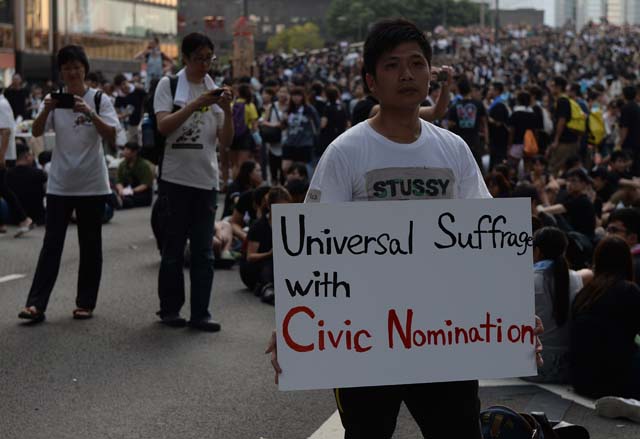 umbrella revolution, occupy central, hong kong, pictures