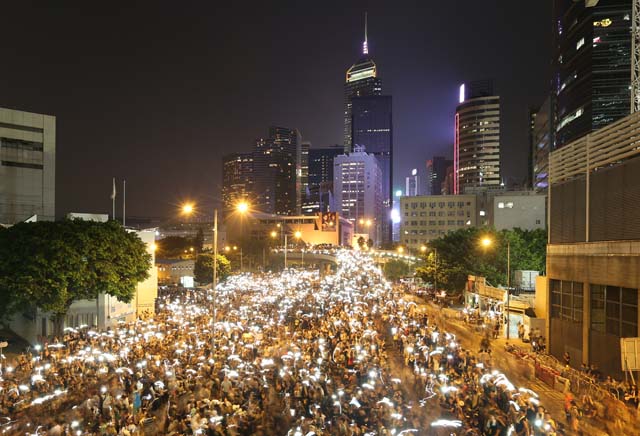 umbrella revolution, occupy central, hong kong, pictures