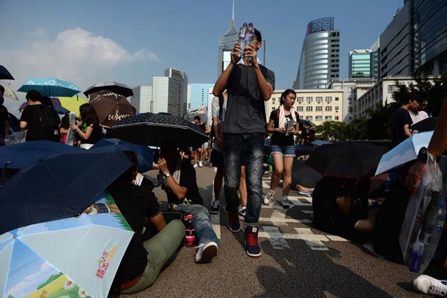 umbrella revolution, occupy central, hong kong, pictures