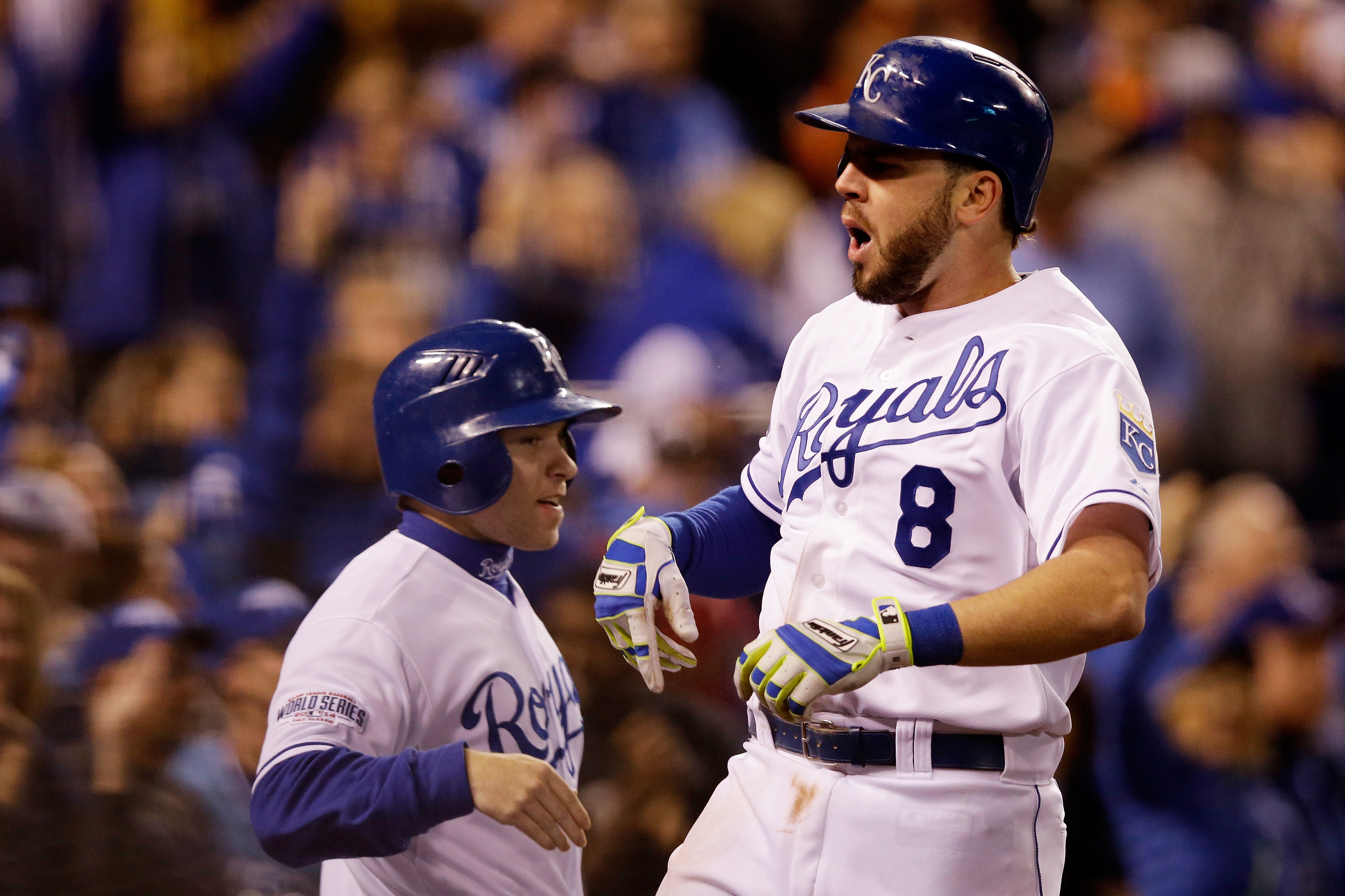 Mike Moustakas, Royals vs. Giants, World Series