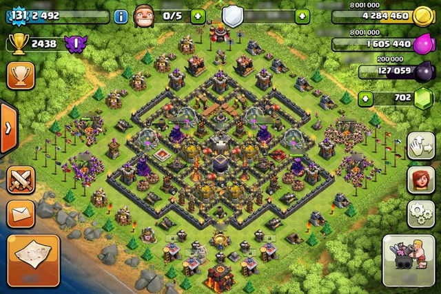 Clash of Clans Layout