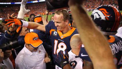 WATCH: Peyton Manning Breaks Brett Favre’s Touchdown Record