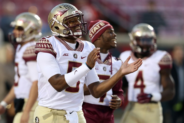 A gambling bookmaker has accused Jameis Winston of point shaving. (Getty)