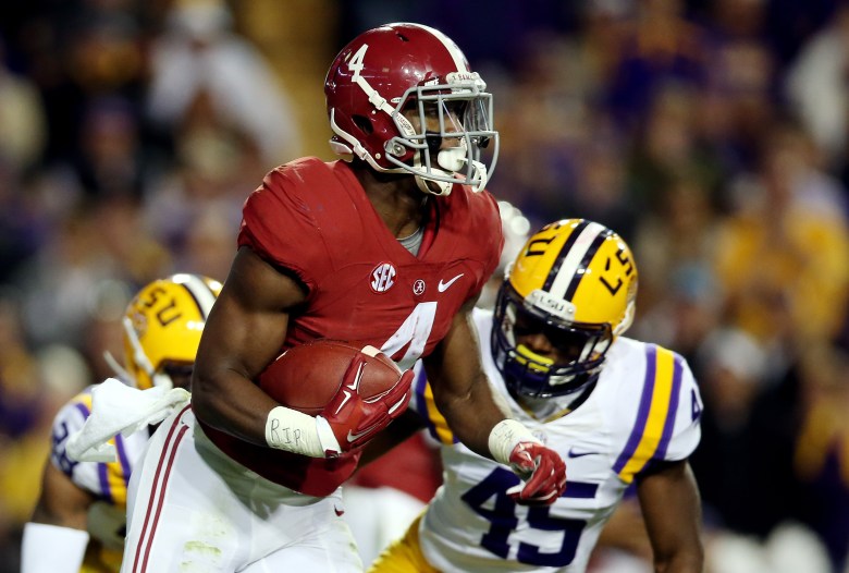 Yeldon is 6th all-time in career rushing yards at Alabama with 3,029. (Getty)