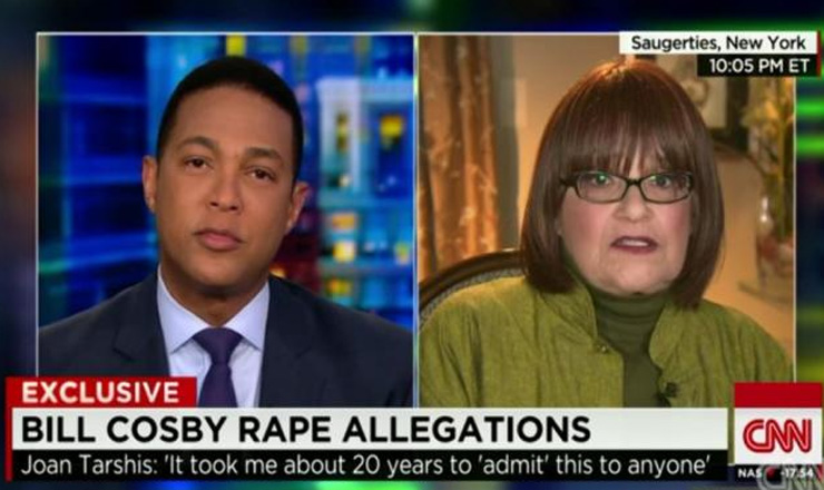 One of Cosby's other accusers, Joan Tarshis. (Screengrab via CNN)