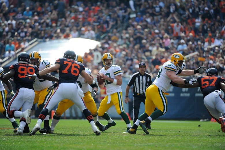 Aaron Rodgers, Bears vs. Packers