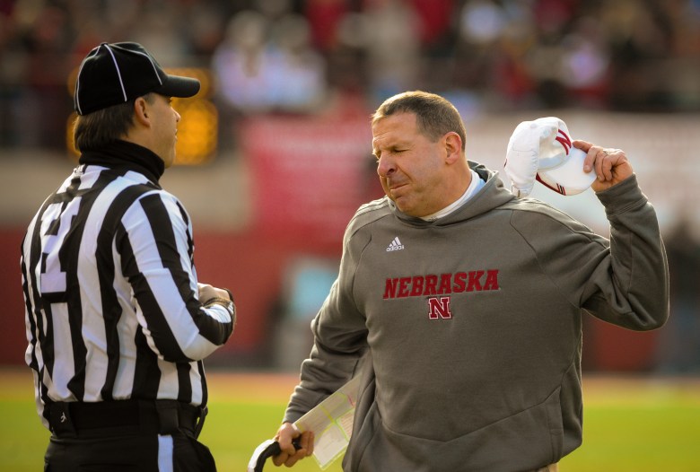 New Youngstown State coach Bo Pelini ripped into Nebraska AD Shawn Eichorst to his former players. (Getty)