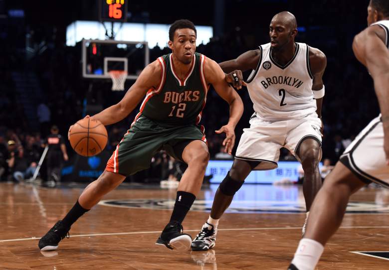 Milwaukee Bucks rookie Jabari Parker is out for the season with an ACL tear in his left knee. (Getty)