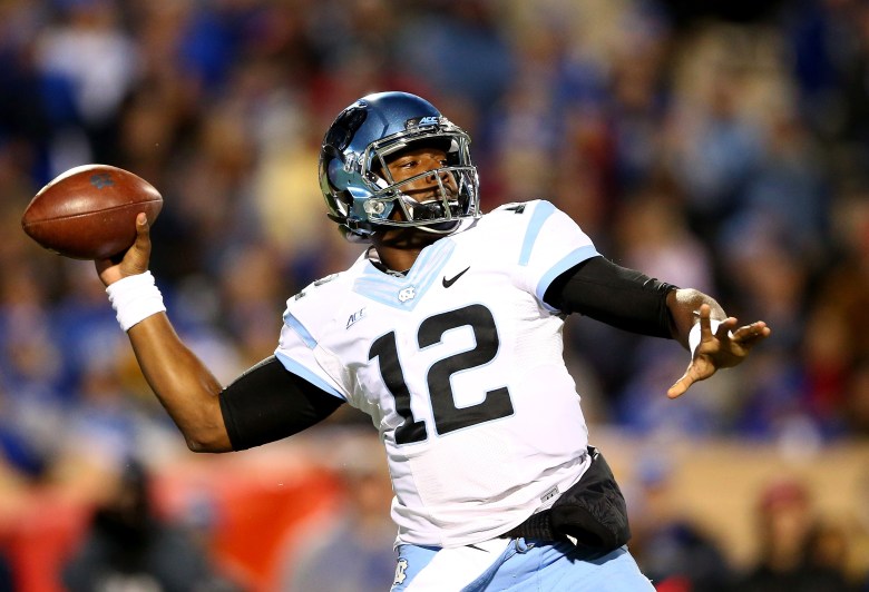 North Carolina quarterback Marquise Williams has accounted for 32 touchdowns (20 passing, 12 rushing). (Getty)