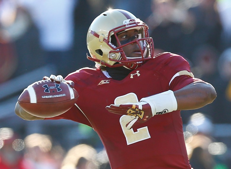 Quarterback Tyler Murphy has passed and rushed for over 1,000 yards each for Boston College. (Getty)