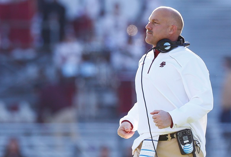 Head coach Steve Addazio inked a contract extension with Boston College Thursday. (Getty)