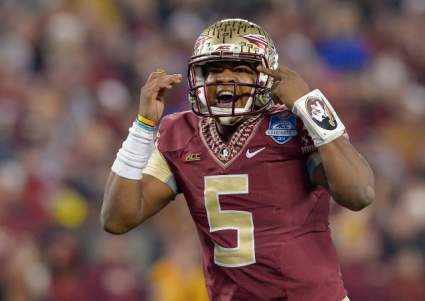 WATCH: Jameis Winston Fumble