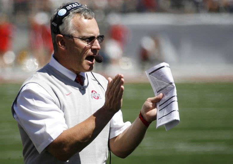 Youngstown State president Jim Tressel was once the head coach at Ohio State. (Getty)