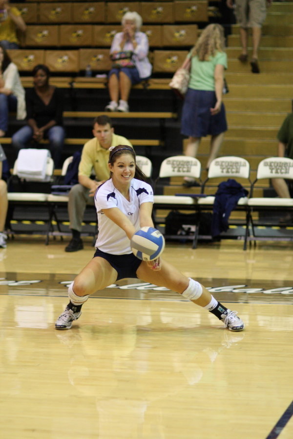 Nicki Meyer plays volleyball for Georgia Tech. (Special/Georgia Tech)