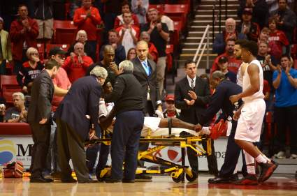 WATCH: Dwayne Polee II Collapses in San Diego State Game