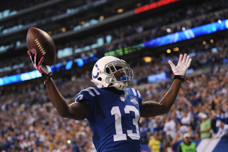 Indianapolis Colts WR T.Y. Hilton has quickly made a name for himself since entering the league in 2012. (Getty)