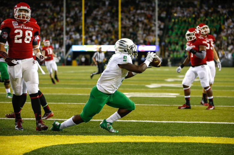 Oregon and Ohio State meet Monday Night for the National Championship on ESPN. (Getty)