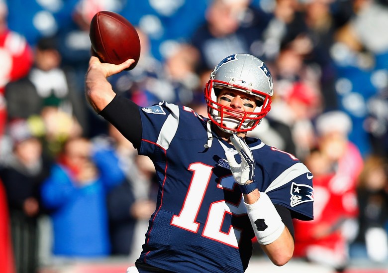 Tom Brady has a $13 million cap number next season. (Getty)