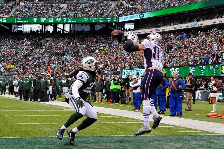 Rob Gronkowski has scored 12 touchdowns for New England. (Getty)