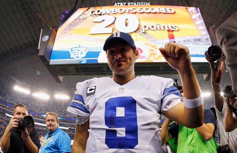 Tony Romo and Pace both played football at Eastern Illinois. (Getty)