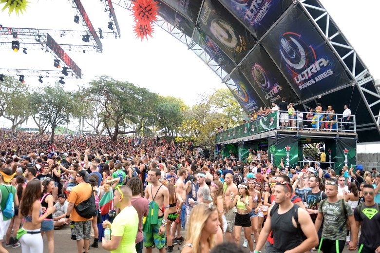 The hugely popular Ultra Music Festival (Getty)
