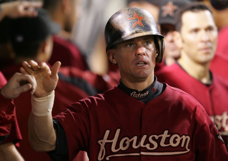 Craig Biggio ranks in the top 25 for career hits, doubles and runs scored. (Getty)