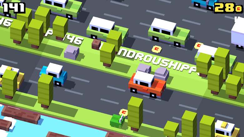 processing crossy road game codes