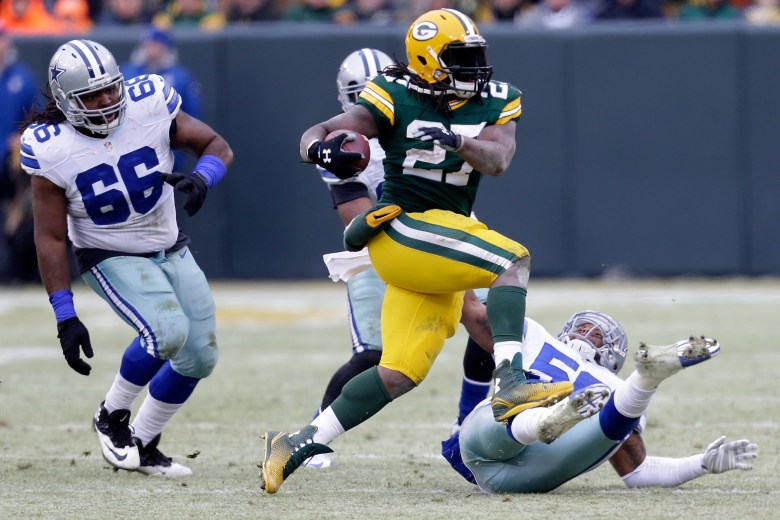 Eddie Lacy, Cowboys vs. Packers divisional playoff game