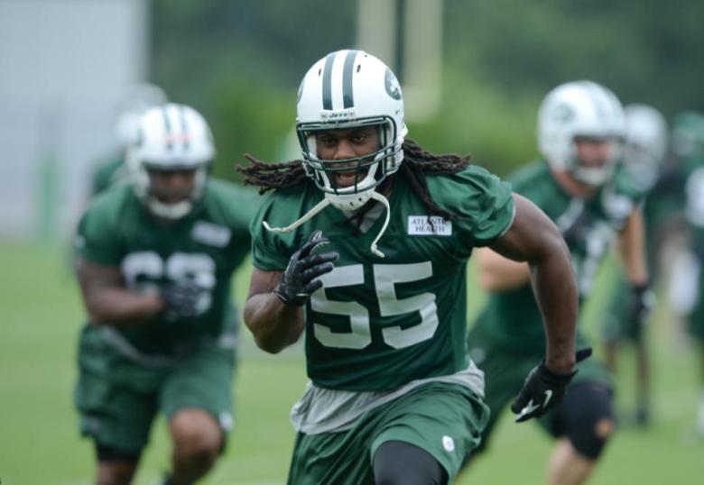 Jets linebacker Jermaine Cunningham was arrested on charges of illegally spreading sexual images and gun offenses. (New York Daily News)
