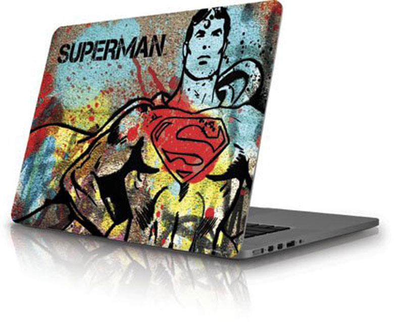 superman apple laptop sticker