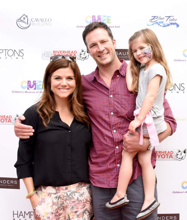 Tiffani with husband Brady and daughter Harper (Getty)