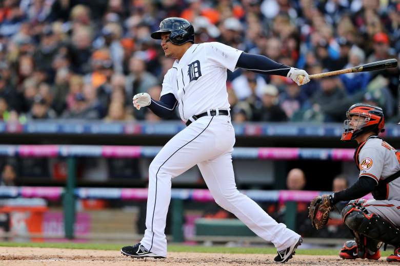 The Tigers' Miguel Cabrera hit 25 home runs and drove in 109 runs in 2014. (Getty)