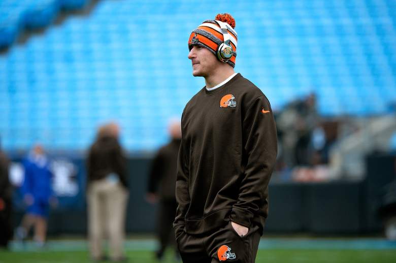 Browns quarterback Johnny Manziel has entered a rehab center. (Getty)
