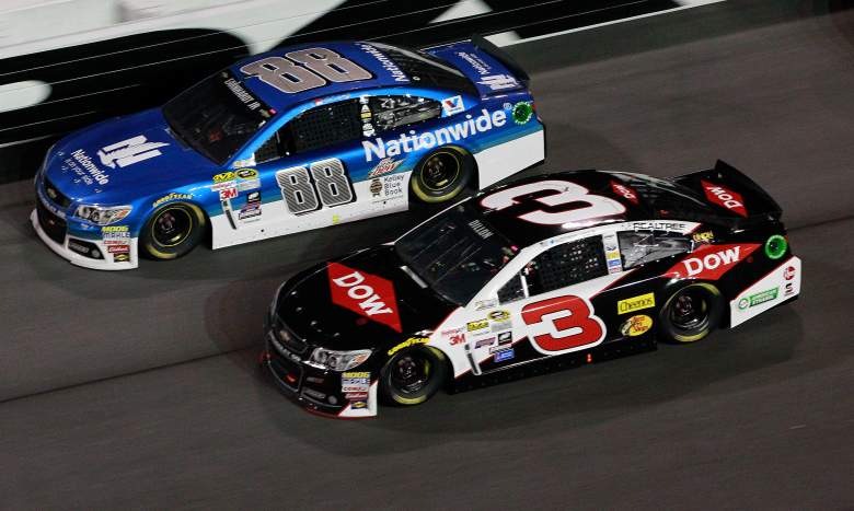 Dale Earnhardt. Jr (88) and Austin Dillon race during the Sprint Unlimited last weekend. (Getty)