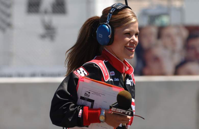 Jamie Little is a NASCAR Pit Road reporter for Fox. (Getty)
