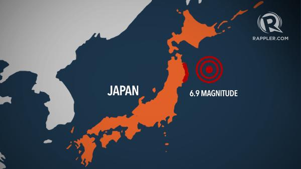 Earthquake in Japan, Tsunami in Japan