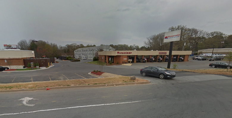 The February 22 murder took place along her at Matthew-Mint Hill Road, close to the Microtel Inn. (Google Street View)