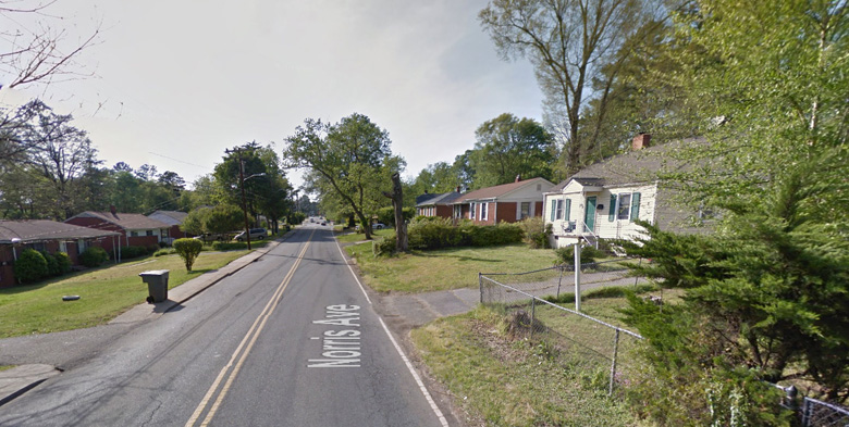 The 700 block of Norris Avenue where the shootings took place. (Google Street View)