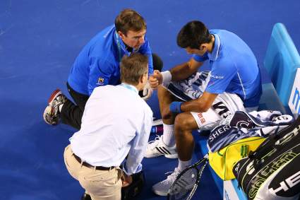 WATCH: Novak Djokovic Injures Thumb vs. Andy Murray