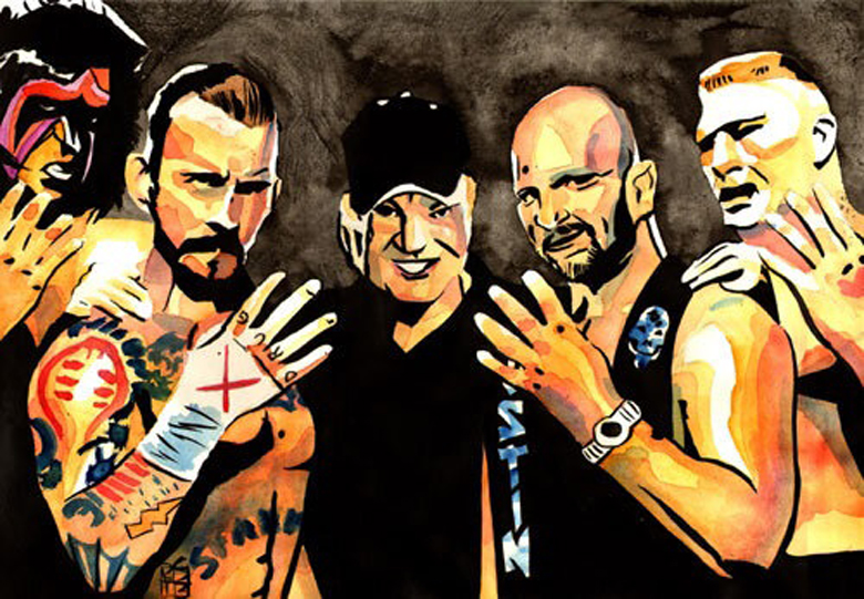 EXCLUSIVE INTERVIEW - Rob Schamberger, Pro Wrestling Painter