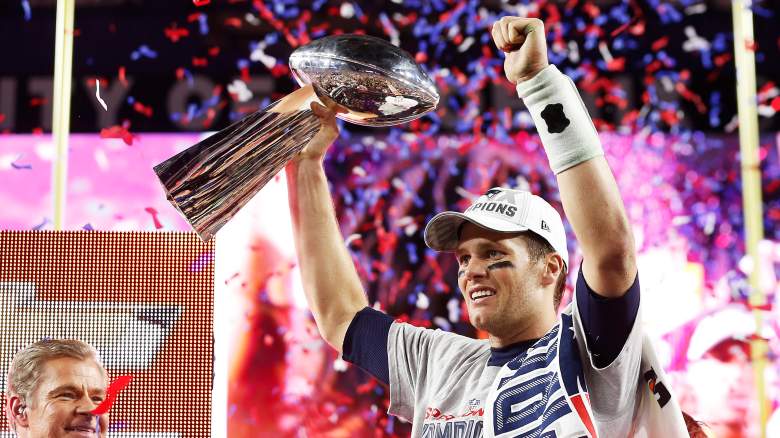 Tom Brady Super Bowl MVP, Tom Brady Vince Lombardi Trophy, deflategate