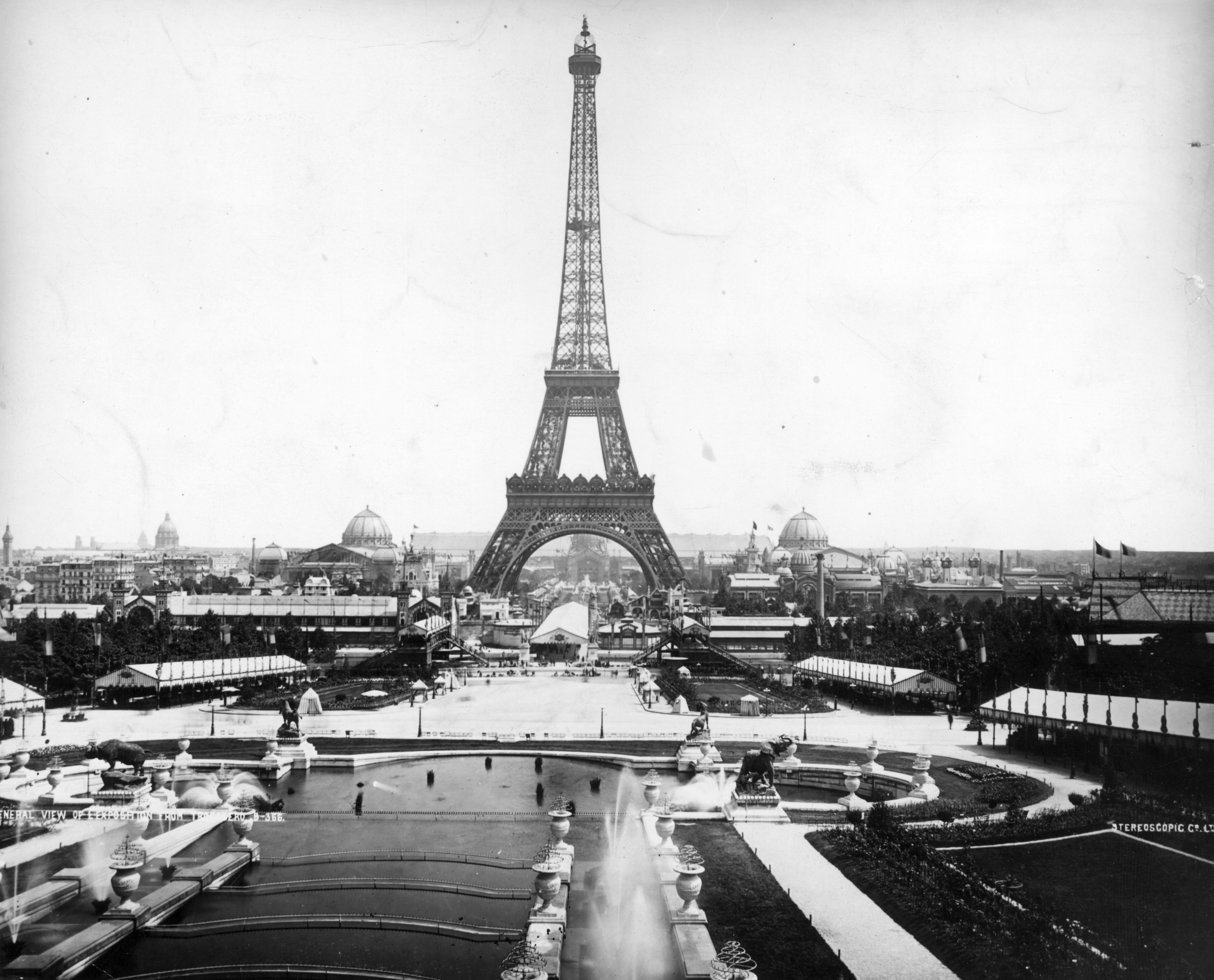 The Eiffel Tower and the Exposition Universelle in Paris in 1889 (Getty).